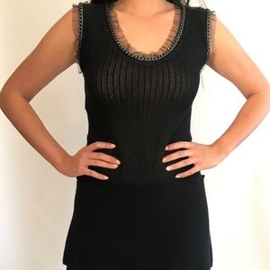 Philosophy Dress Knit Black cocktail dress